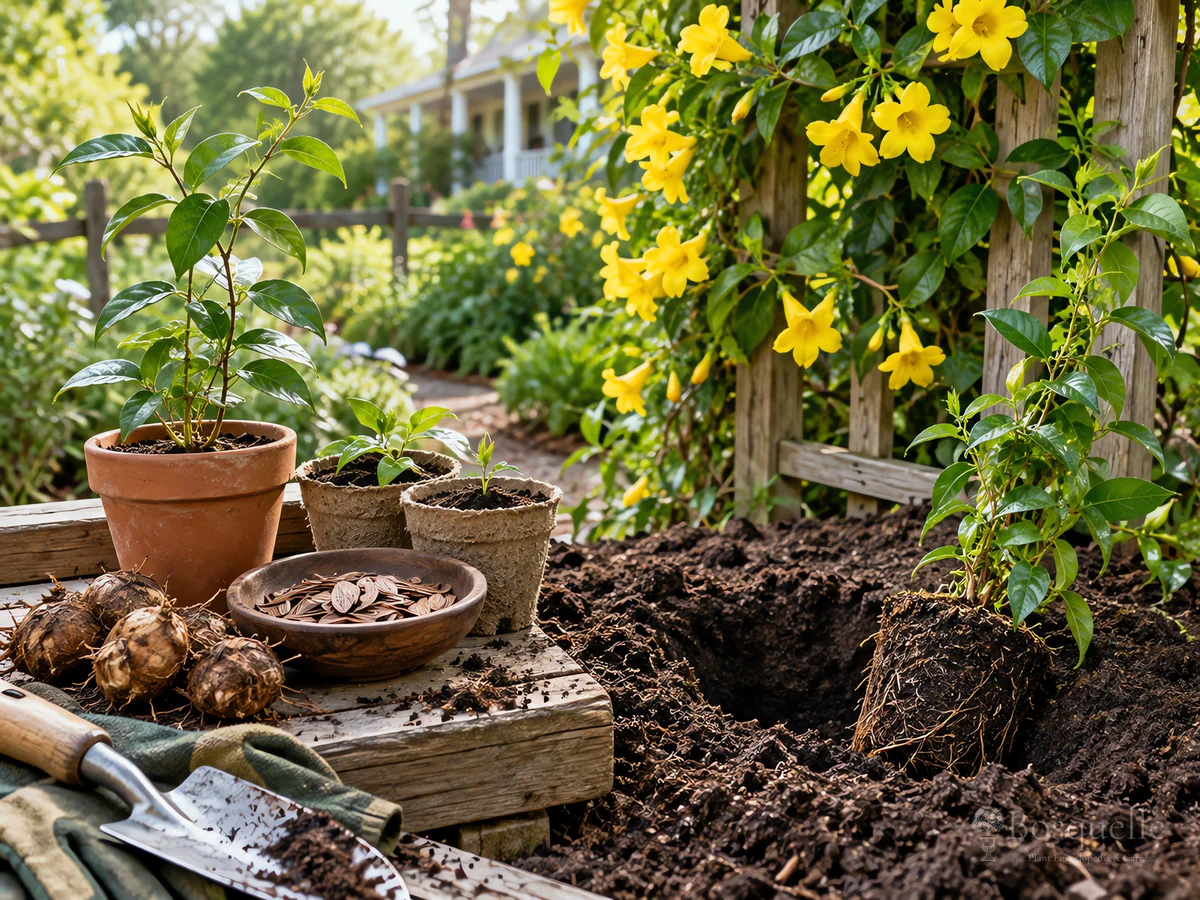 How to Propagate Carolina Jessamine guide illustration