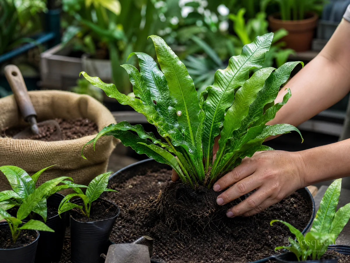 How to Propagate Crocodile Fern guide illustration