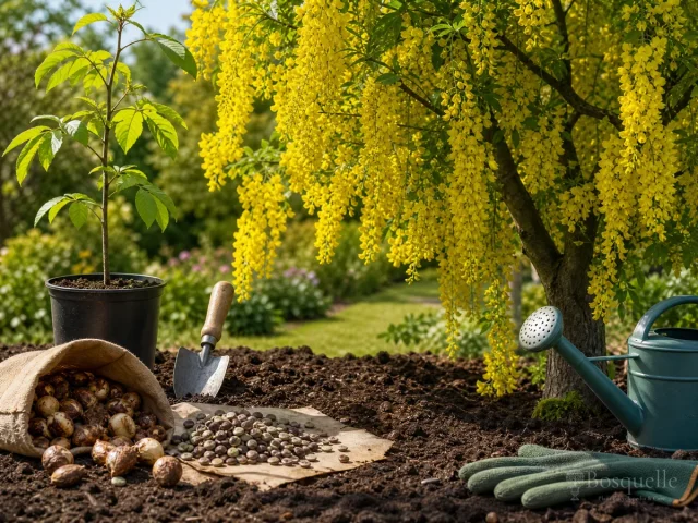 Propagate Golden Chain Tree From Hardwood Cuttings