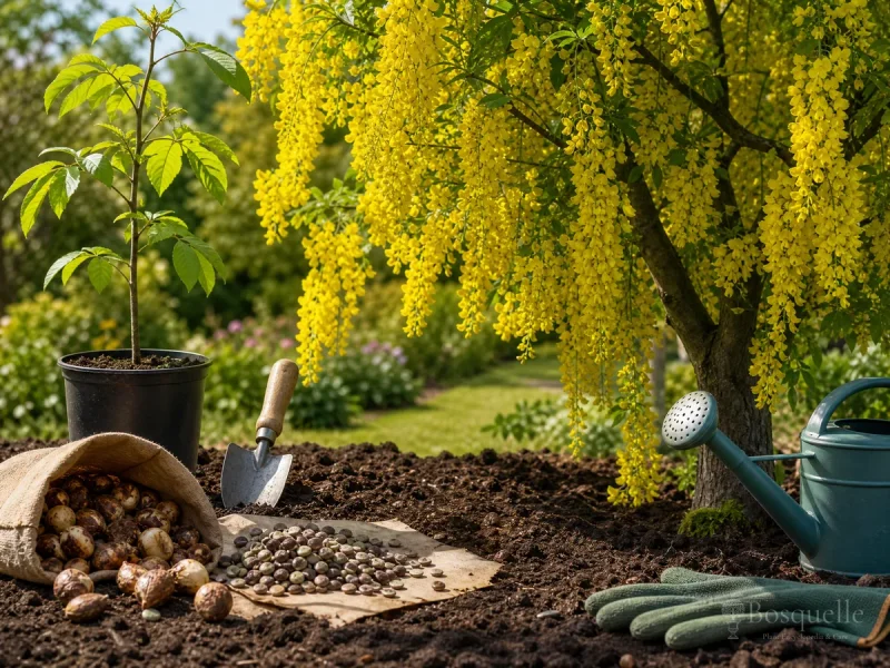 Propagate Golden Chain Tree From Hardwood Cuttings guide illustration