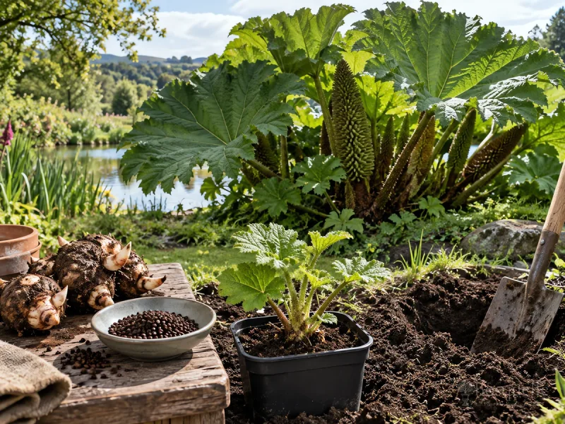 How to Propagate Gunnera — for Giant Rhubarb