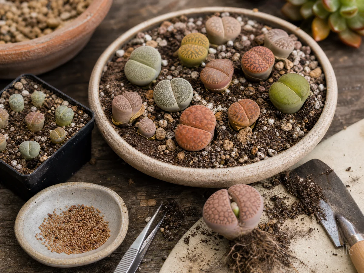 How to Propagate Living Stones guide illustration