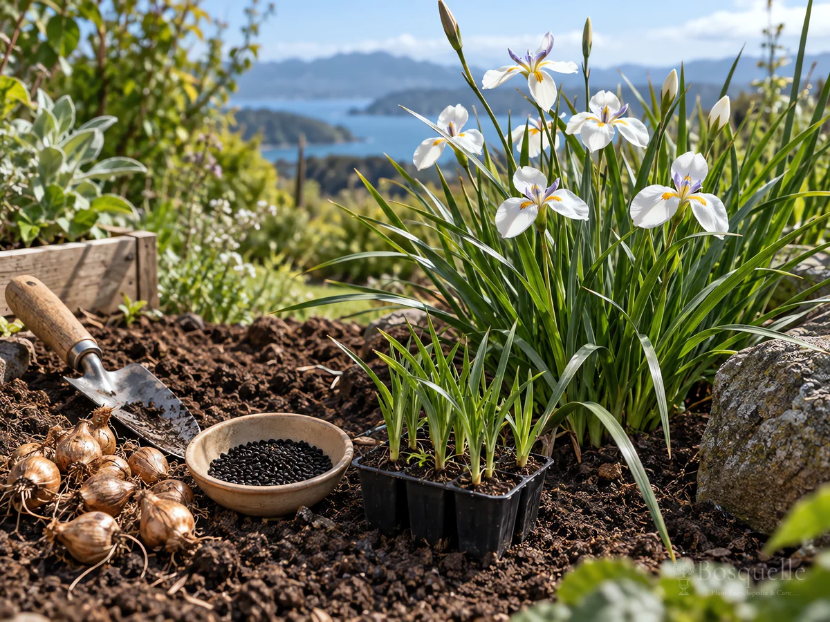 How to Propagate New Zealand Iris guide illustration