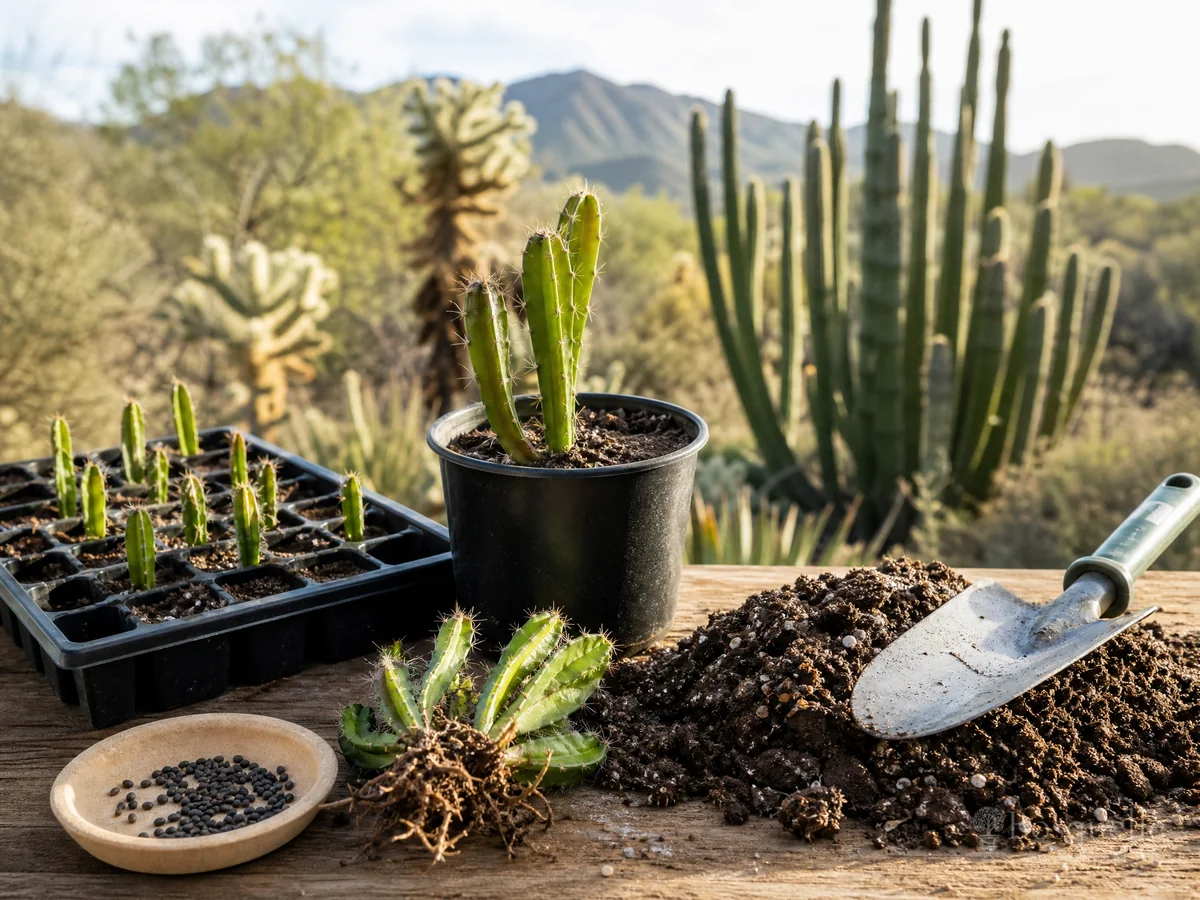 How to Propagate Organ Pipe Cactus guide illustration