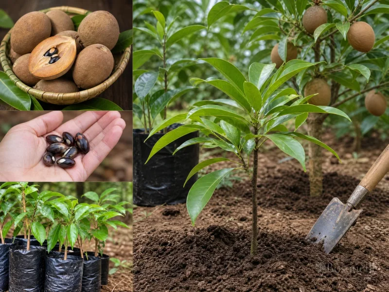 Propagate Sapodilla – Graft a Named Scion guide illustration