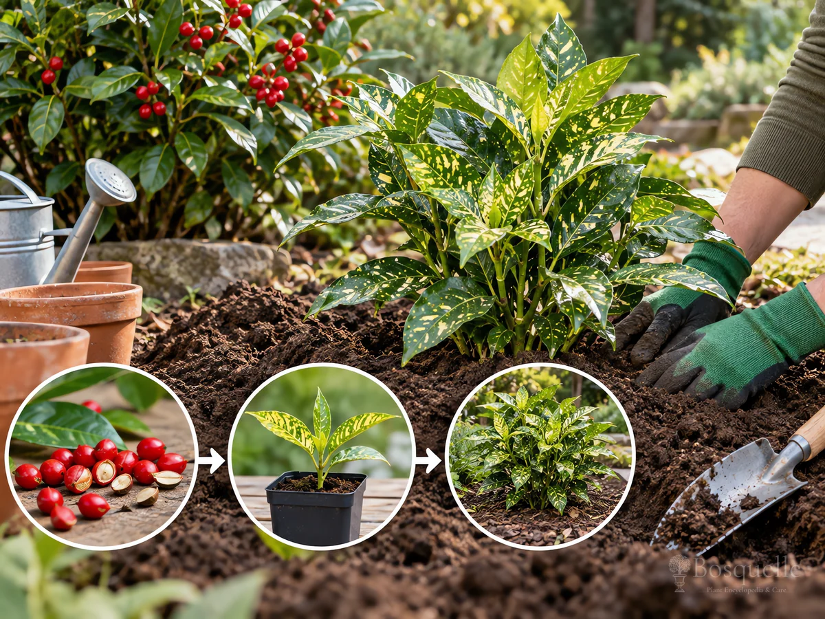 How to Propagate Spotted Laurel guide illustration