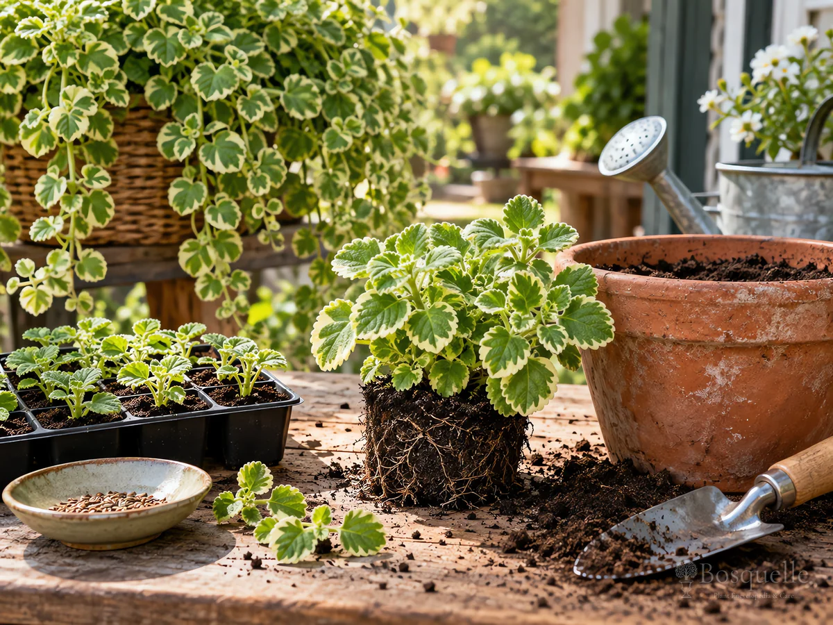 How to Propagate Swedish Ivy guide illustration