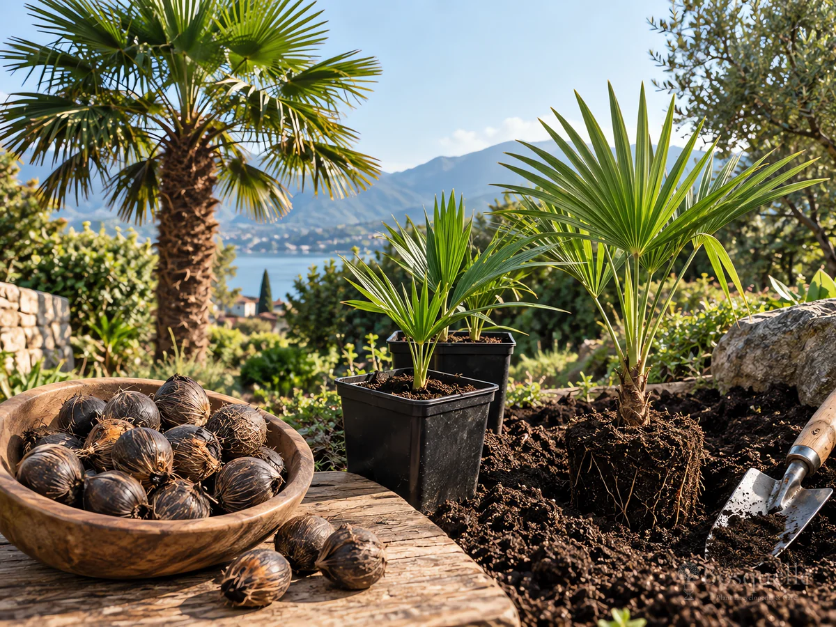 How to Propagate Windmill Palm guide illustration