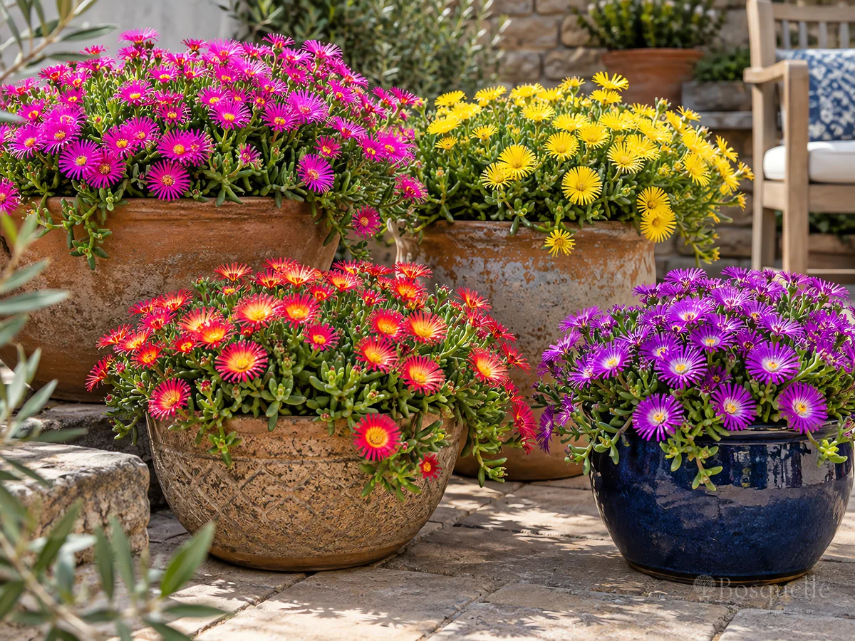 Ice Plant in Pots guide illustration