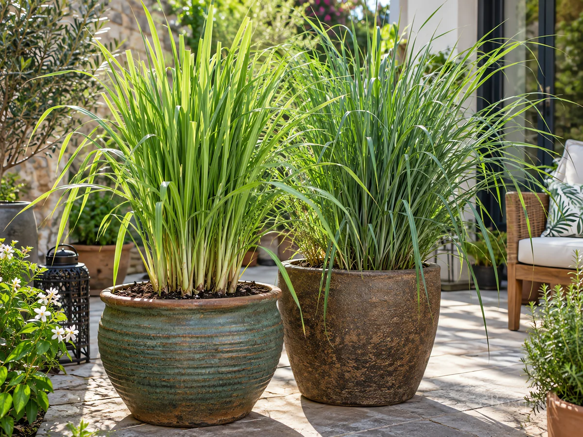 Lemongrass in Pots guide illustration