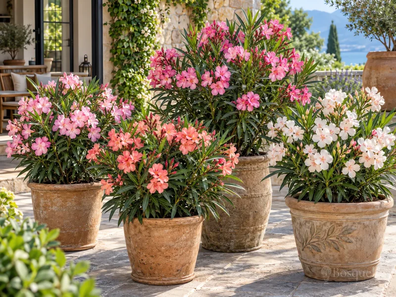 Oleander in Pots — for Oleander 'Splendens'