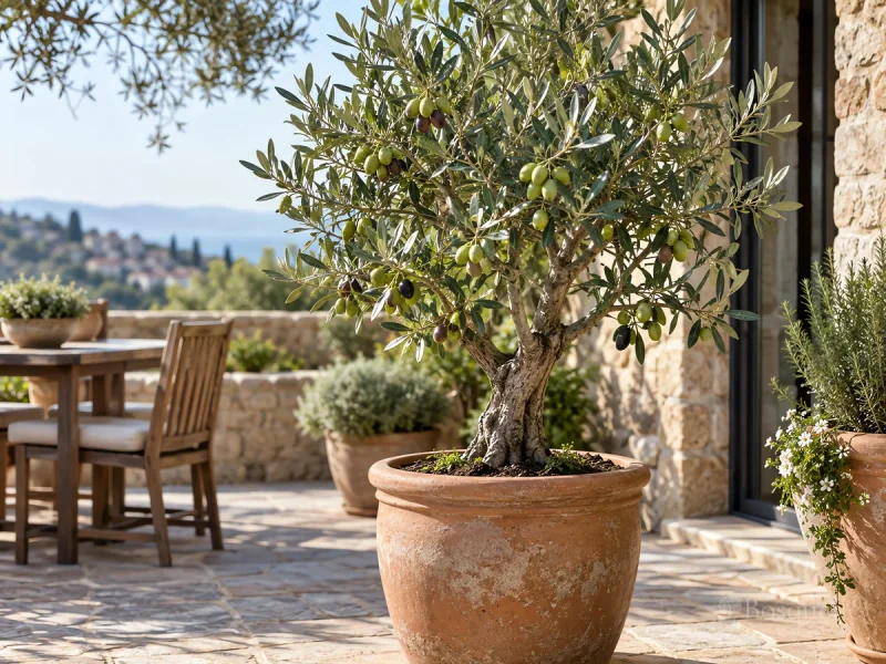 Grow Olive in Pots – Draining Pot, Brightest Sun