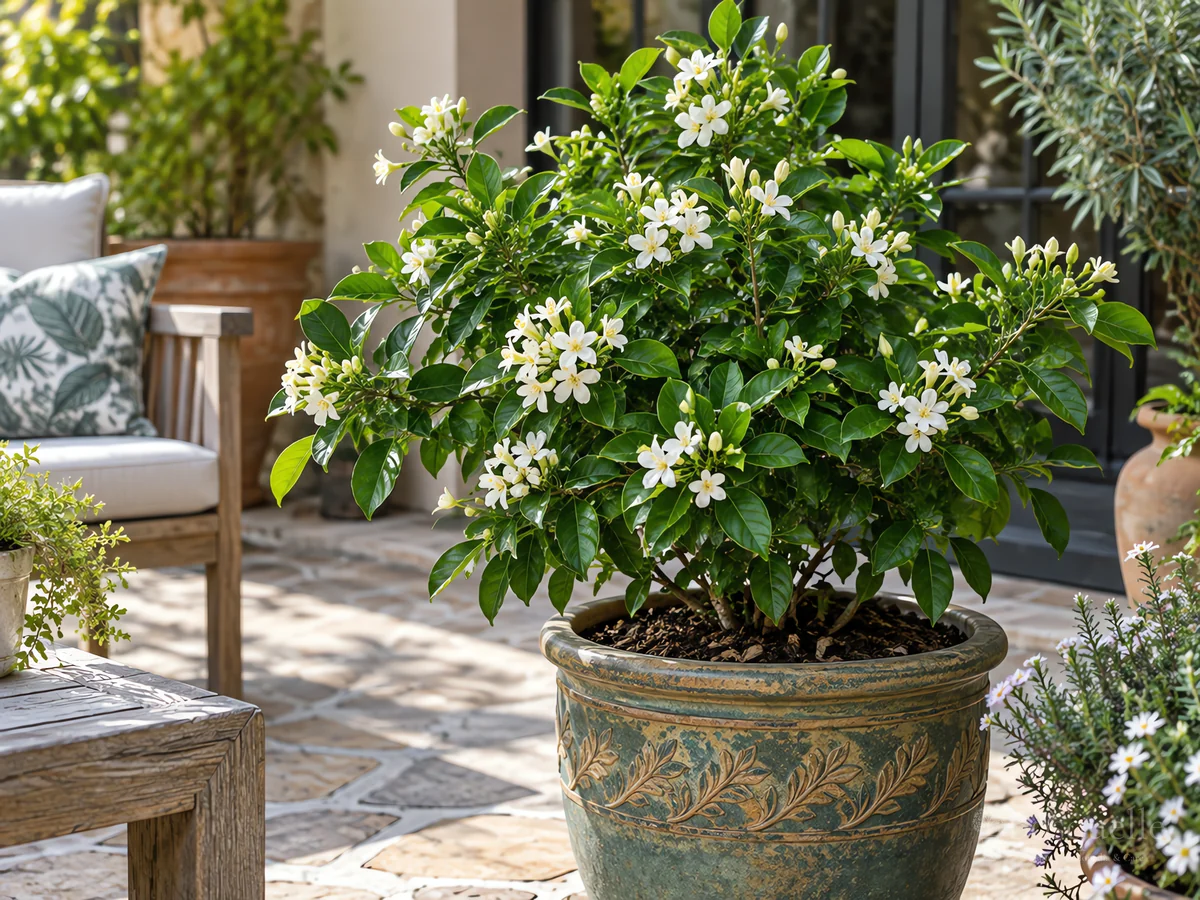 Orange Jasmine in Pots guide illustration