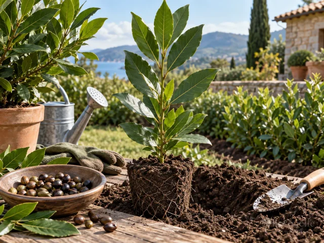 Overwintering Bay Laurel — for Bay Tree