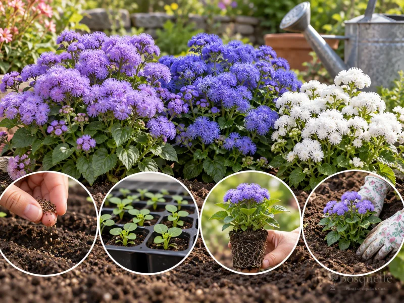 Plant Ageratum After Frost guide illustration