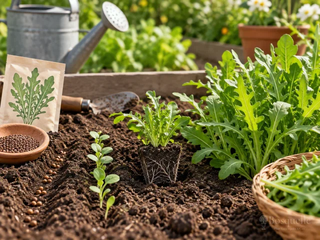 Plant Arugula – Barely Covered When Soil Works