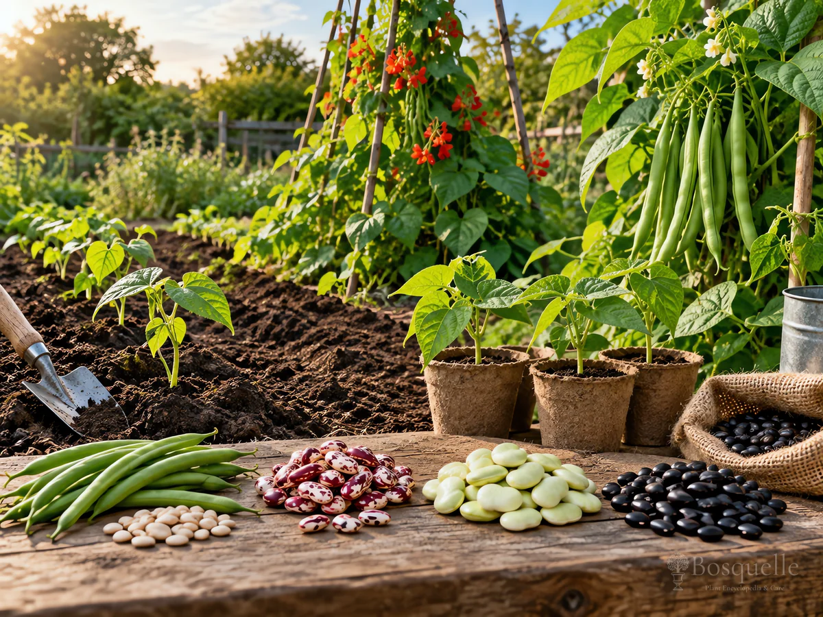 Planting Beans guide illustration