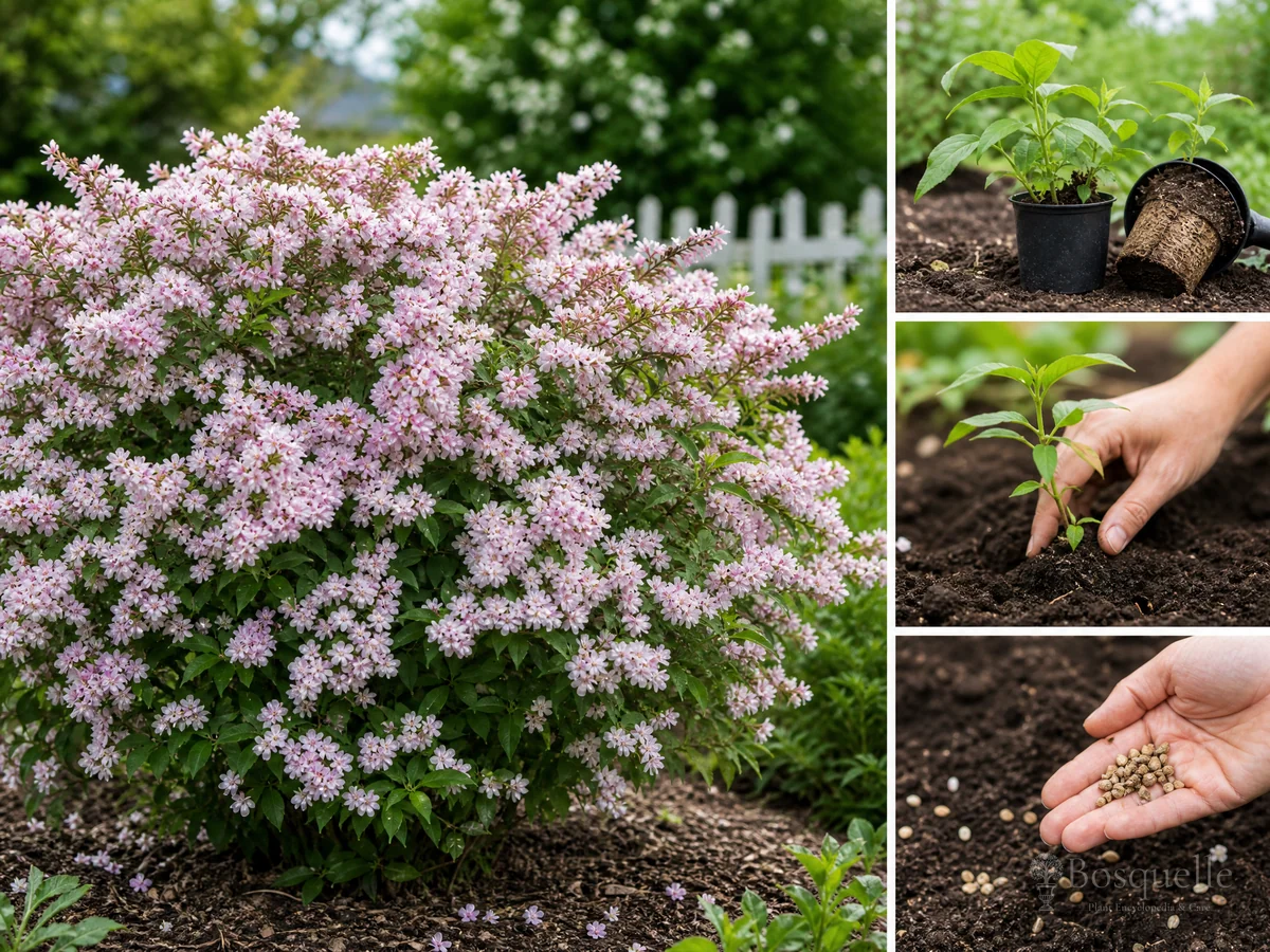 Planting Beauty Bush guide illustration