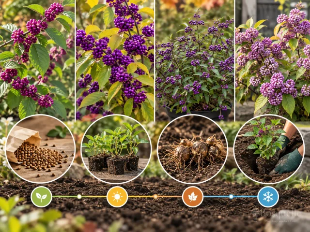 Planting Beautyberry — for White Japanese Beautyberry