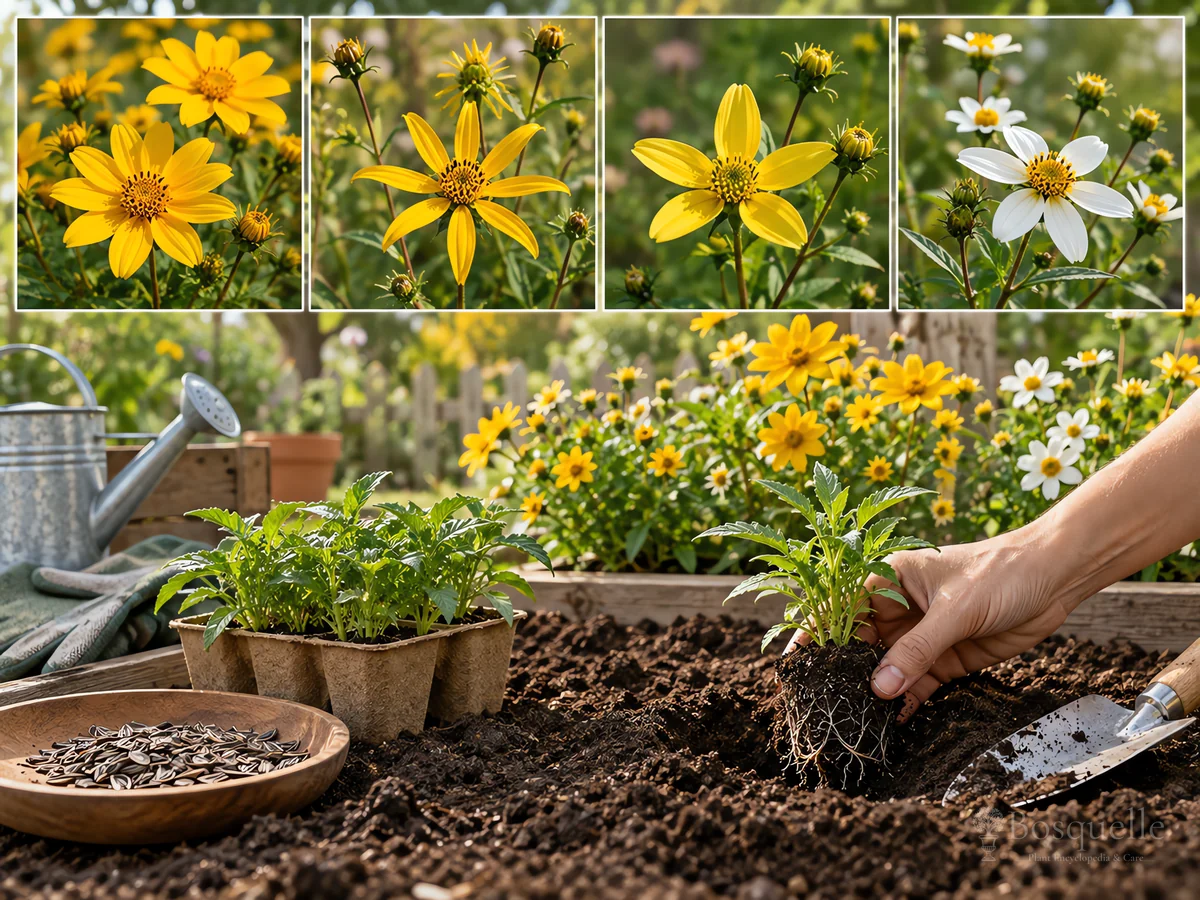 Planting Bidens guide illustration