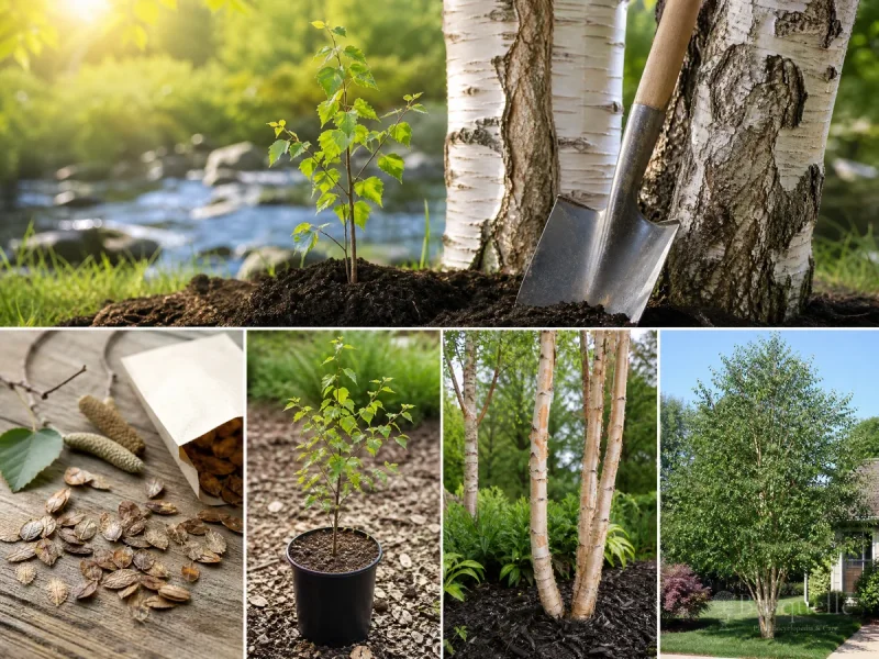 Planting Birch — for Himalayan Birch