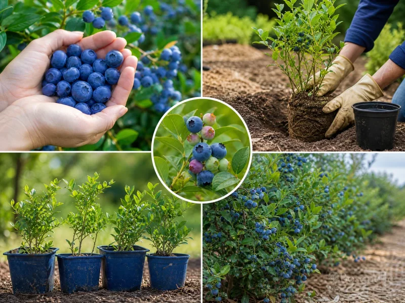 Plant Blueberries – Lower pH Months Ahead guide illustration