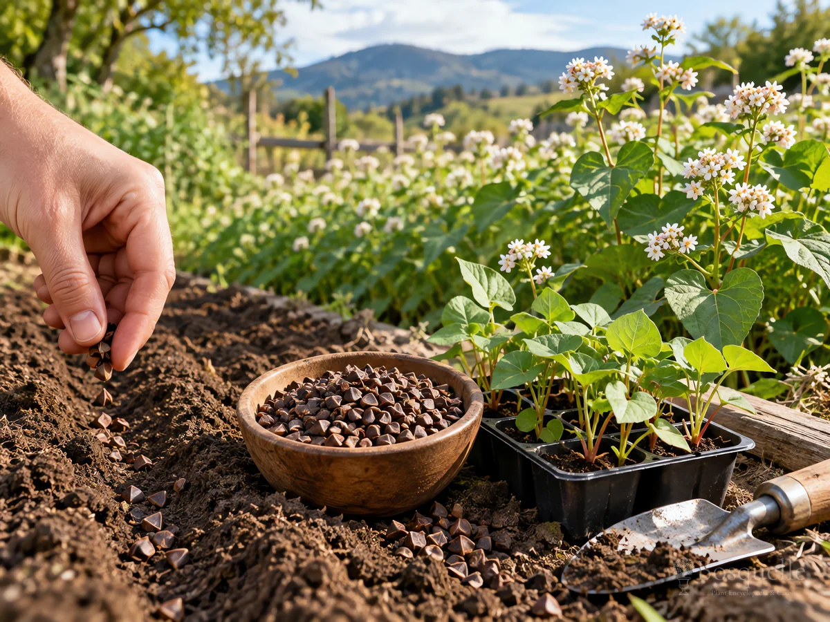 Planting Buckwheat guide illustration