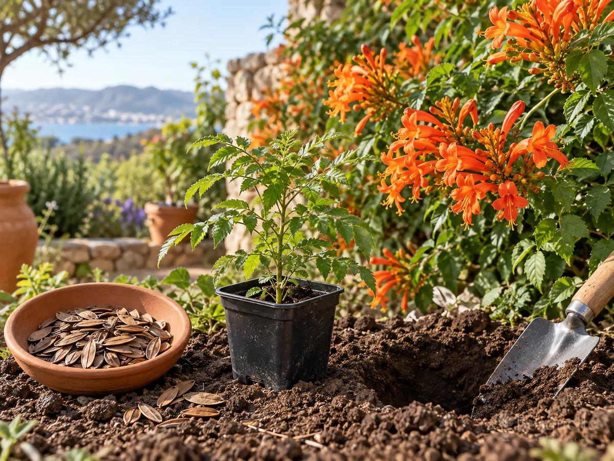 Planting Cape Honeysuckle guide illustration