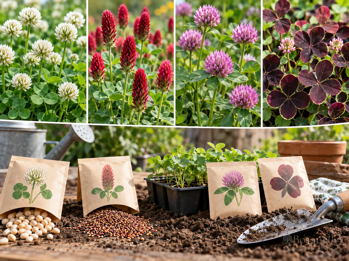 Planting Clover guide illustration