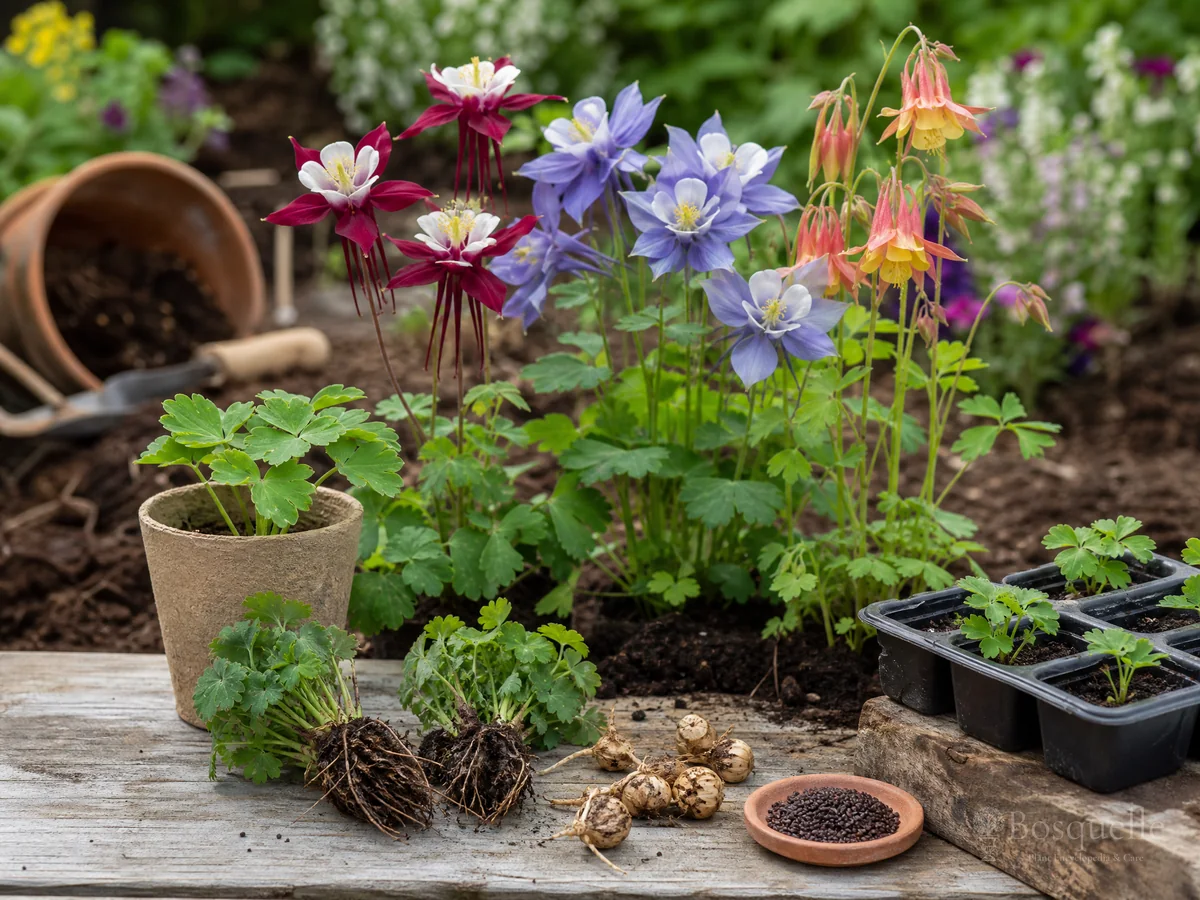 Planting Columbine guide illustration
