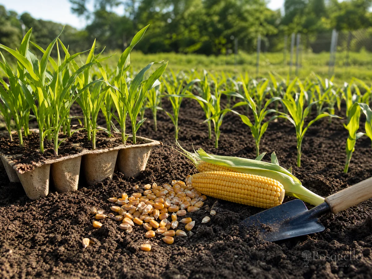 Planting Corn guide illustration
