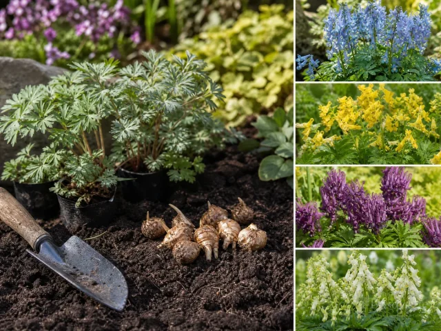 Plant Corydalis – Soil Line or a Fall Tuber