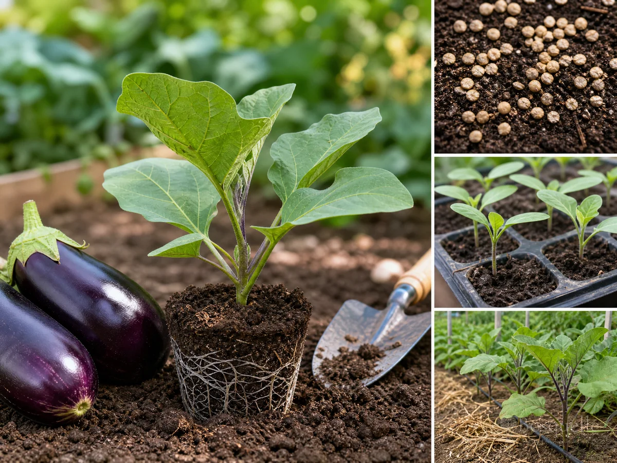 Planting Eggplant guide illustration