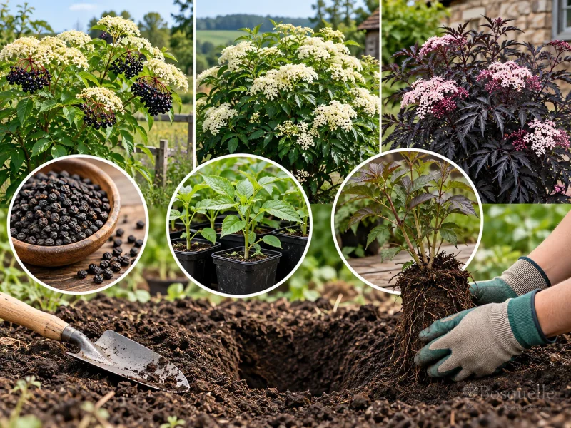 Plant Elderberry – Two Cultivars in Early Spring
