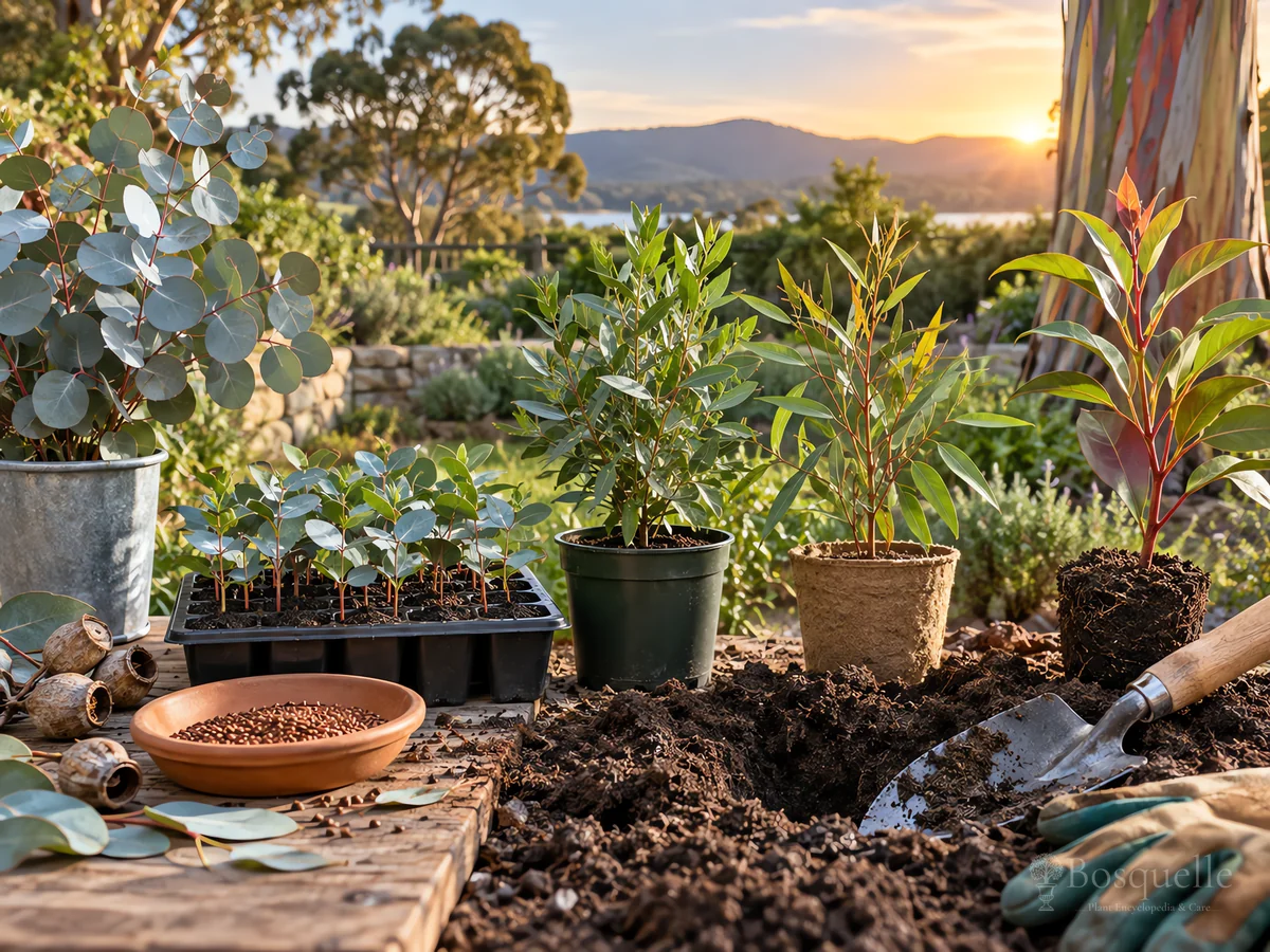 Planting Eucalyptus guide illustration