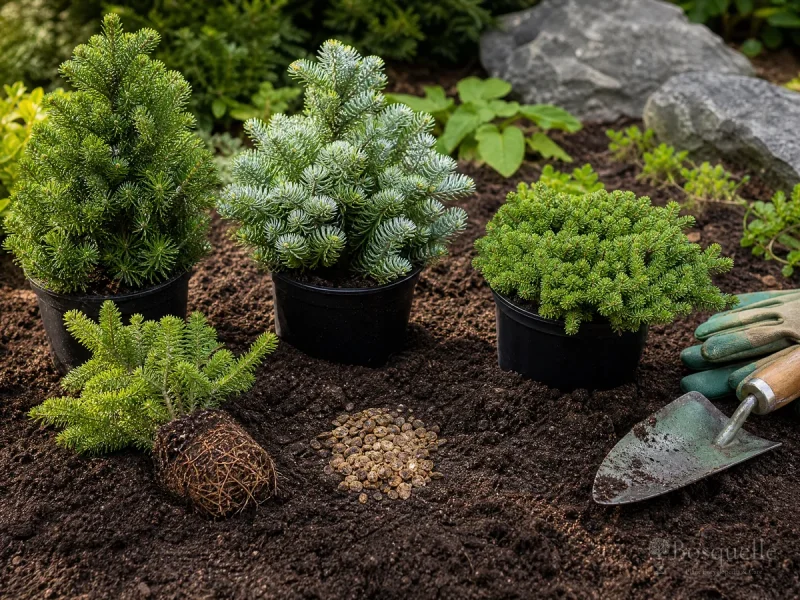 Planting Fir — for Pacific Silver Fir 'Spreading Star'