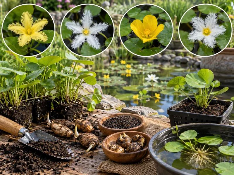 Planting Floating Heart — for Yellow Floating Heart