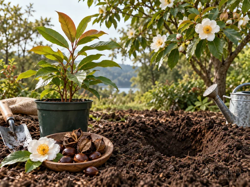 Plant Franklinia – Fall or Spring, Then Leave It guide illustration