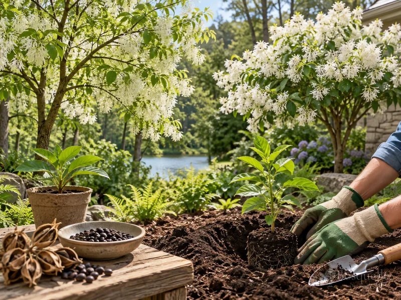 Planting Fringe Tree — for Fringe Tree
