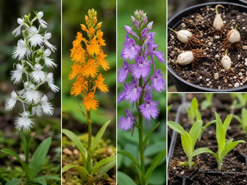 Plant Fringed Orchid – Crown at the Soil guide illustration