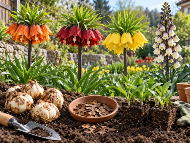 Planting Fritillary — for Fritillaria verticillata