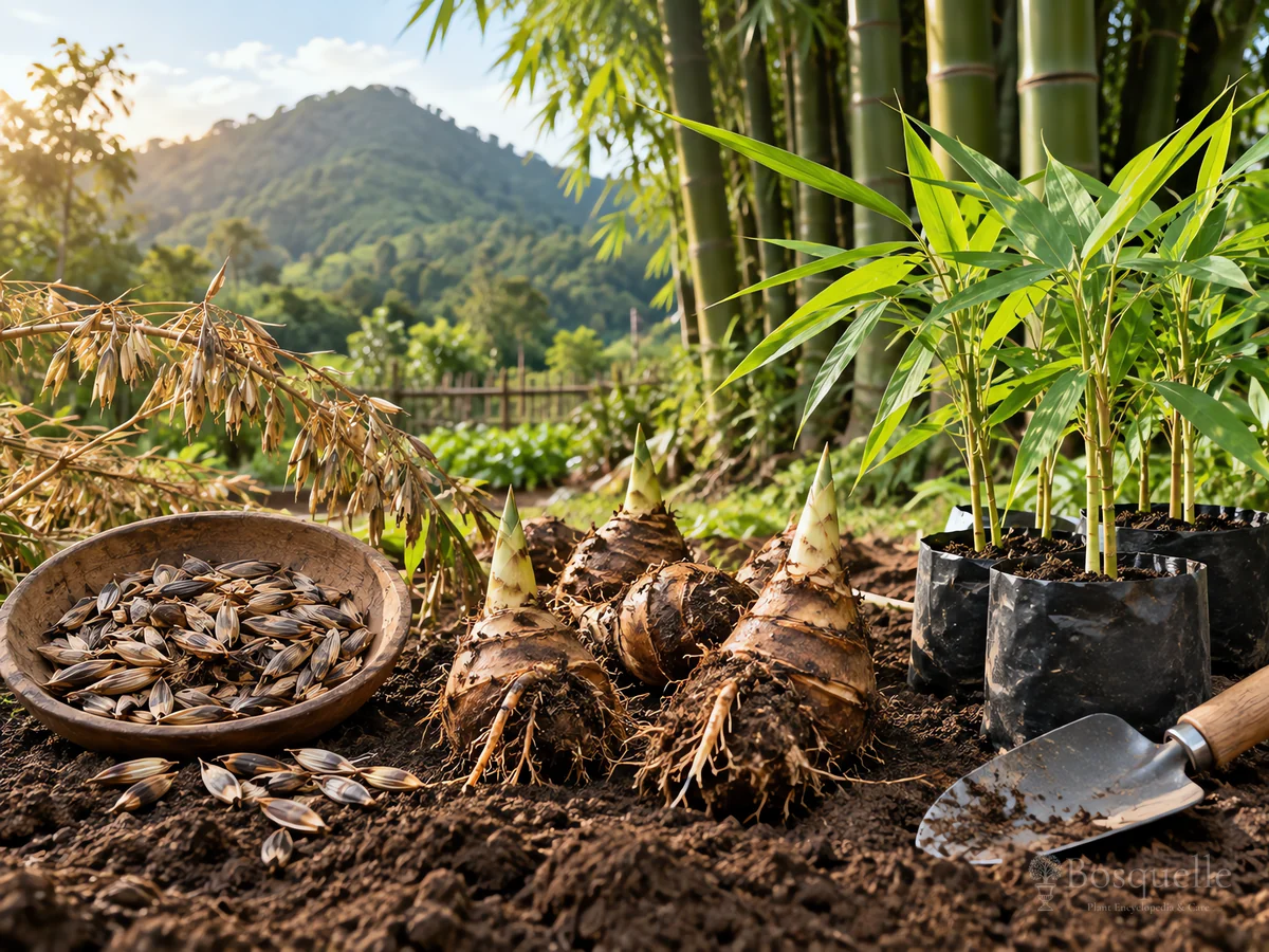 How to Plant Giant Bamboo guide illustration