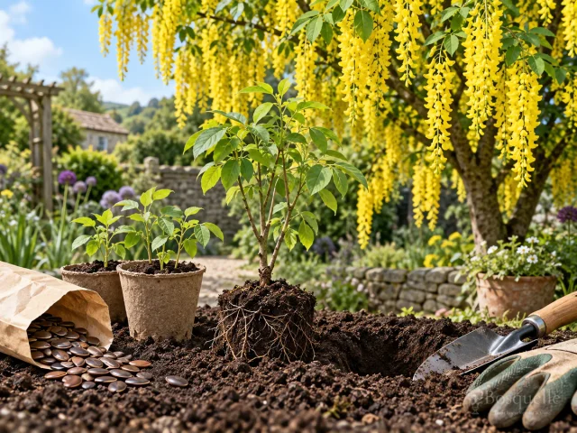 Plant Golden Chain Tree – Graft Above Soil