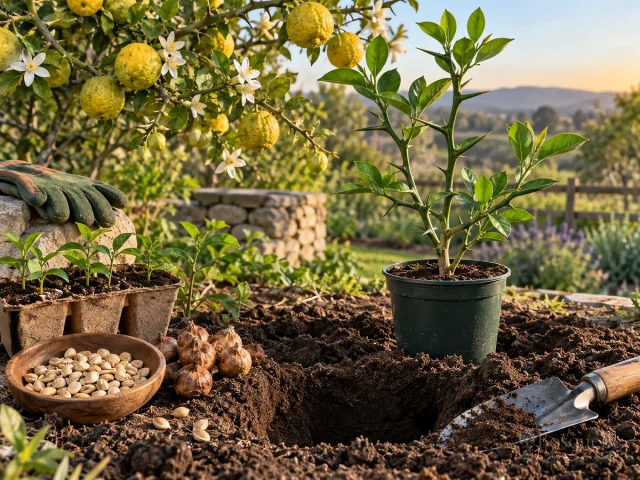 Plant Hardy Orange – Off the Walk, Flare at Grade