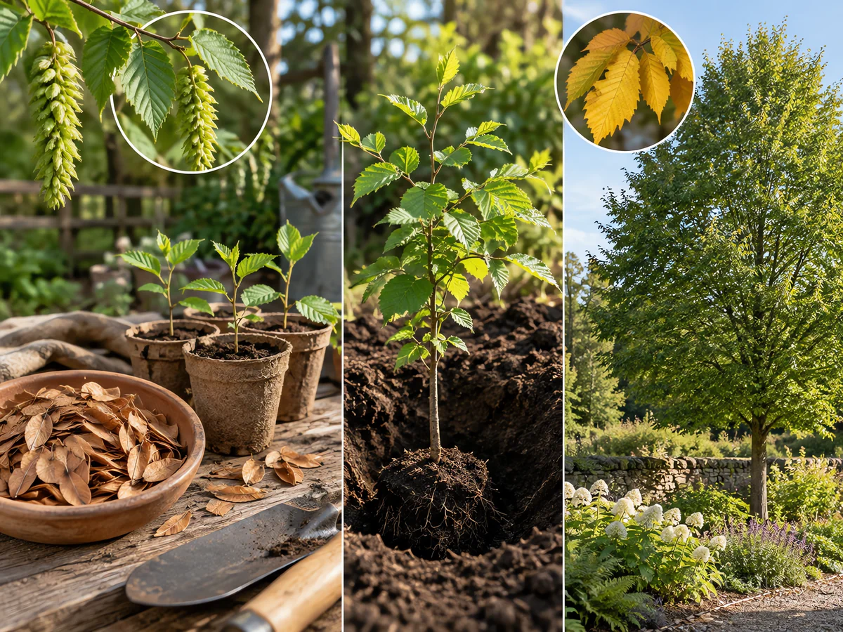 Planting Hornbeam guide illustration