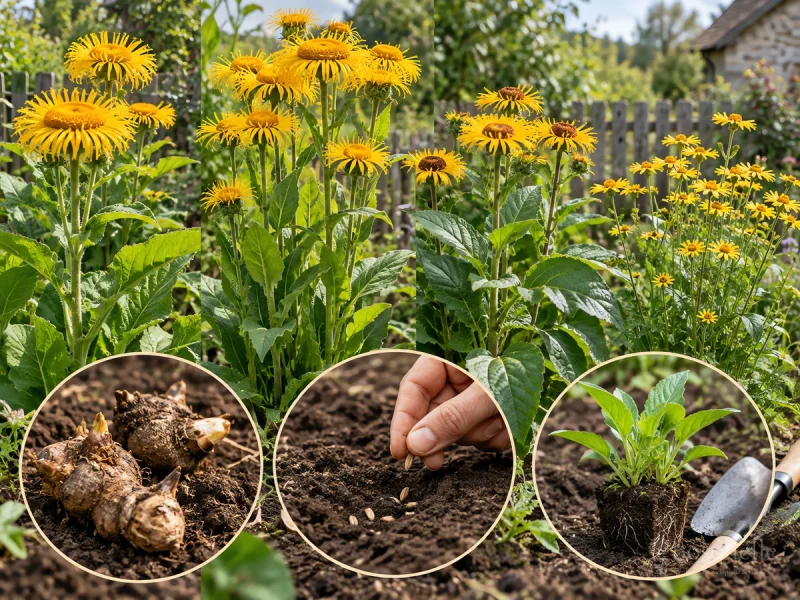 Planting Inula — for Elecampane