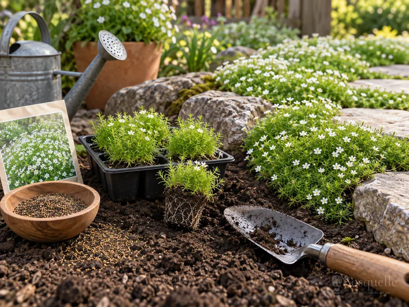 Plant Irish Moss – Plugs Between Pavers guide illustration