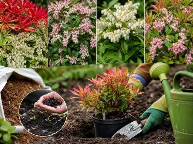 Planting Japanese Andromeda — for Japanese Andromeda 'Little Heath'