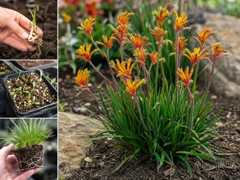 Planting Kangaroo Paw — for Kangaroo Paw