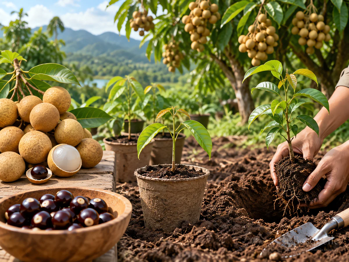 Planting Longan guide illustration